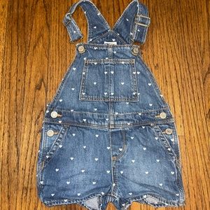 Baby Gap 3T denim overalls